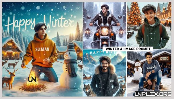 How to Create 3D Winter Session AI Photo Editing Prompt using Mircosoft Bing App bing