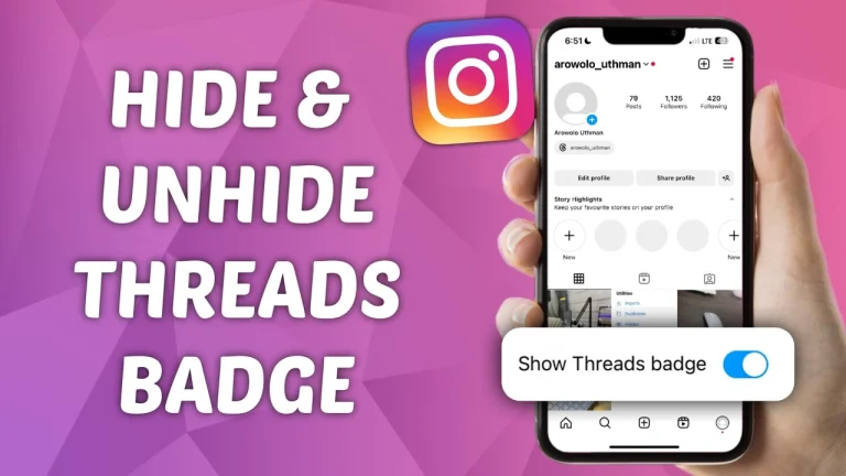 How to Hide or Unhide the Threads Badge on Instagram Effortlessly and Protect Your Profile Threads Badge